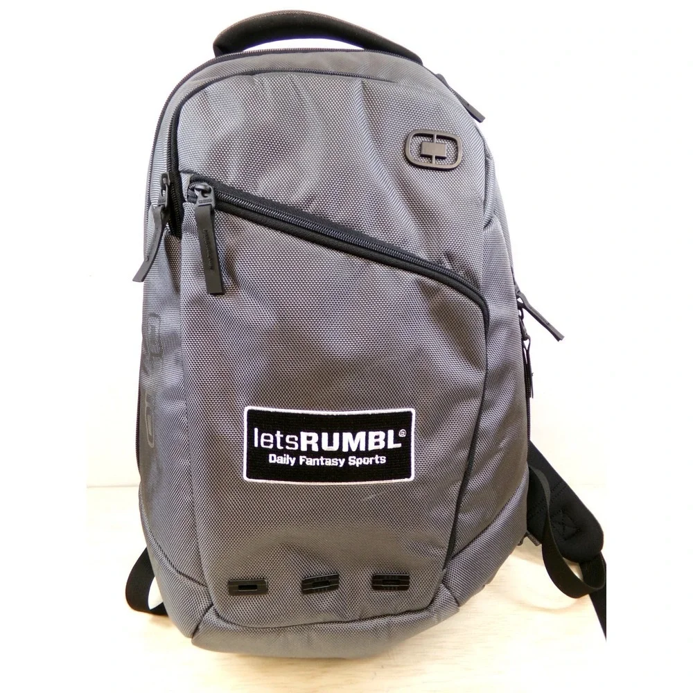 Ogio Laptop Backpack‎ Gray Ace Pack 1680D 22.1 L Padded lets RUMBL Logo